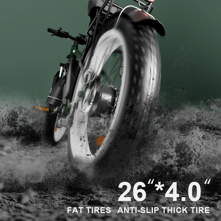 All Terrain 26 inch Fat Tire E-Bike