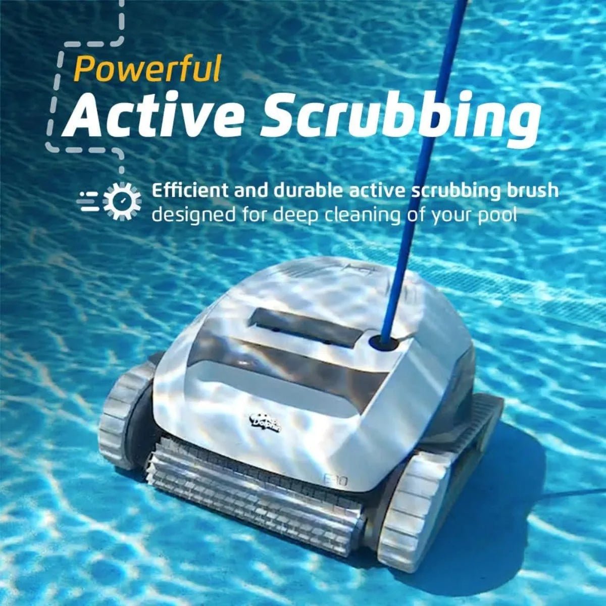 Scrubber Pool Vacuum Cleaner for All Pools