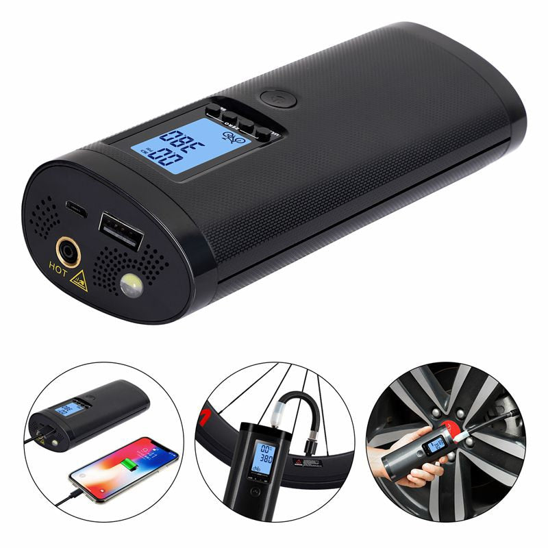 Bicycle Tire Inflatable Pump Electric Rechargeable