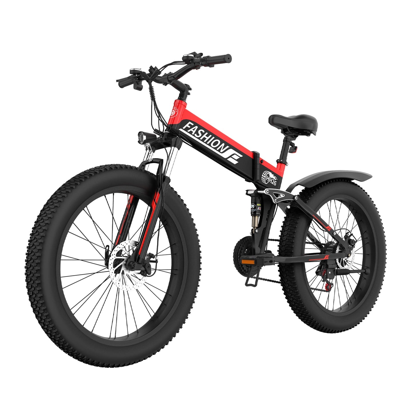 26 Inch Folding Fat Moped Electric Bicycle